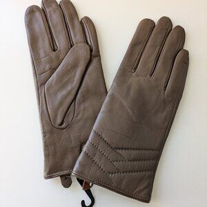 Chocolate Brown Leather Gloves